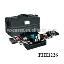 black beauty bag with 4 removable trays inside manufacturer